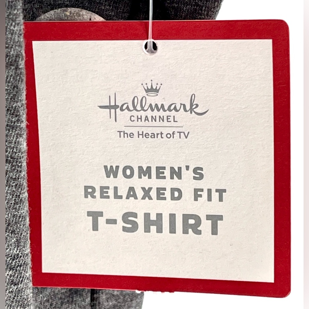NWT Relaxed Fit Hallmark Channel On, All My Worries Gone! T-Shirt - Picture 8 of 9